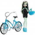 Кукла Monster High Frankie Stein Doll & Vehicle Френки Штейн серия на велосипеде