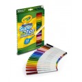 Фломастеры Crayola 20 Ct Washable Super Tip Markers