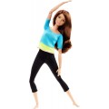 Двигайся как я Кукла Барби - йога супергибкая Barbie Made to Move Barbie Doll, Blue Top