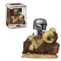 Фигурка Funko Pop  Mandalorian Star Wars Bantha with Child Мандалорец и Малыш Йода 25см