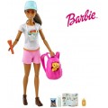 Кукла Barbie Hiking Барби  турист пешие прогулки с питомцем 