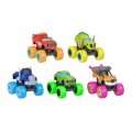 Набор  Вспыш и чудо машинки Fisher-Price Nickelodeon Neon Wheels  Вспыш Рык Зег Крушила Огурчик