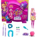 Барби сюрприз Колор Ревил  Цветное преображение праздник Barbie Color Reveal  Glitter Hair Swaps