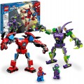 Лего LEGO 76219 Битва роботів Людини-павука та Зеленого Гобліна Spider-Mans and Green Goblins Mech Duel
