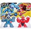 Фігурка тягнучка стретч антистрес Гуджитсу Треш проти Верапза Goo Jit Zu Dino X-Ray Thrash vs Verapz 