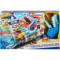 Трек Хот Вілс Втеча від лютої акули Hot Wheels City Shark Escape