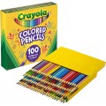 Олівці кольорові Crayola Colored Pencils Set, 100 шт