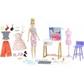 Ігровий набір Лялька Барбі Дизайнер одягу Barbie Fashion Designer HDY90