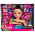 Барбі голова манекен для зачісок і манікюру Barbie Rainbow Sparkle Deluxe Styling Head Black Hair