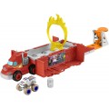 Трек Вспиш Спалах та диво машинки трансформер Fisher-Price Blaze Monster Machines  Race Track Launch & Stunts Hauler Transforming