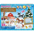Водна аквамозаїка Аквабідс Новорічний адвент календар ферма Aquabeads Advent Calendar Farm 