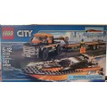  Лего Сіті LEGO City 60085  4x4 with Powerboat Traile Boat Джип з моторним човном 