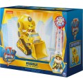 Щенячий Патруль цементовоз з фігуркою Здоровань Кріпиш Paw Patrol Rubble’s Deluxe Movie Transforming Toy Car