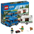  Лего Сіті LEGO City  Van & Caravan  Фургон і будинок на колесах 60117 