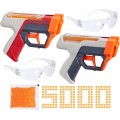 Набір Бластерів Нерф 2 шт з кулями та окулярами NERF Pro Gelfire Dual Wield Blasters