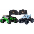 Джип акула і дігер на радіокеруванні Монстер трак  Monster Jam Grave Digger Vs Megalodon  Remote