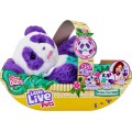 Інтерактивна Панда обіймашка  Little Live Pets  Cozy Dozys Petals Panda