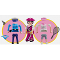 Конструктор Плеймобіл Playmobil 9829 PIRATE LADY TENNIS GIRL POLICE OFFICER WOMAN 