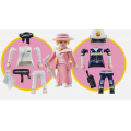 Конструктор Плеймобіл Playmobil 9855 Interchangeable Girl Dress Fire fighter  Karate 
