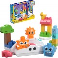 Конструктор мега блокс Нічник проектор MEGA BLOKS Fisher- Price Rise & Snooze Night Light Sensory Block