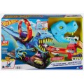  Автотрек  Трек Хот Вілс Hot Wheels Hot Wheels City T-Rex Chomp Down  Полювання Ті-Рекса
