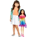 Лялька барбі Найкраща подруга велика  Barbie 28 Best Fashion  Friend Rainbow Dress