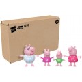 Ігровий набір сім'я свинки Пеппи Пеппа Піжамна вечірка  Peppa Pig Family Bedtime Pajama 