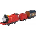 Паровозик потяг моторизований  Джеймс Thomas & Friends Motorized Toy Train Graffiti James Tender & Cargo