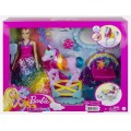 Лялька барбі Barbie Rainbow Potty Unicorn Dreamtopia Догляд за єдінорогом з Дрімтопії  (GTG01)