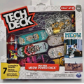 Набір скейтів  Tech Deck  7шт Скейт-парк , скейти для рук, фінгерборд  Meow Power Pack Skateboards 