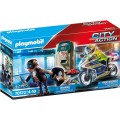 Конструктор Плеймобіл Грабіжники в банку Playmobil 70572 Bank Robber Police Motorcycle