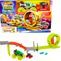 Трек Хот Вілс Монстер тракс  Hot Wheels Monster Trucks Power Smashers Charge & Chase Challenge Skelesaurus Bone Shaker