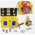 Ігровий набір сюрприз таємнича скриня пірата світ Раяна Ryan's World Micro Chest  Vehicle Foam Sword Pirate