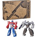 Набір Трансформерів Оптімус Прайм та Мегатрон Transformers Toys Heroes and Villains Optimus Prime and Megatron