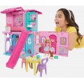 Ігровий набір Barbie Chelsea Pop-Up Doll House  розкладний будиночок із гіркою, лялька Челсі та цуценя