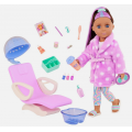 Лялька і салон краси  Glitter Girls 14" Spa Doll Annia & GG Spa Chair Playset