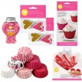 Набор для украшения капкейков Wilton Valentine´s Day Glitter Cupcake 