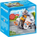 Плеймобил  Мотоцикл скорой помощи с мигалкой  Playmobil 70051 Emergency Motorbike 