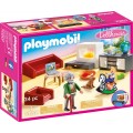Плеймобил Современная гостиная с рабочим камином Playmobil 70207 Comfortable Living Room 