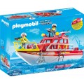 Плеймобіл Катер пожарной охраны с мотором Playmobil 70147 Fire Rescue Boat +