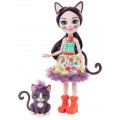Кукла Enchantimals Ciesta Cat Энчантималс кошка Сиеста