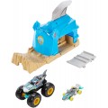 Трек Hot Wheels Хот Вилс Пусковой гараж Акула  Монстр Трак Monster Truck Pit & Launch Shark Wreak