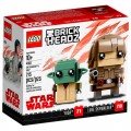 Лего Lego Brick Headz 41627 Люк Скайуокер и Йода