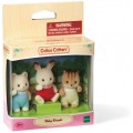 Набор Малыши друзья кролик котенок бельчонок Sylvanian Families Calico Critters Baby Friends 