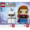 Лего Lego BrickHeadz Анна і Олаф 41618