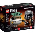 Лего Lego BrickHeadz Мандалорец і малюк 75317 Mandalorian & The Child