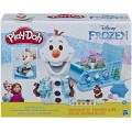 Пластилин Play Doh  холодное сердце Олаф поездка в санях  Frozen Olaf Sleigh
