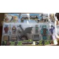 Набор Фигурок Майнкрафт аналог  Minecraft   дракон утопленник ведьма 