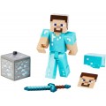 Фигурка  Майнкрафт  Стив в алмазной броне Minecraft Steve in Diamond Armor