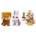  Фигурки мини  Майнкрафт Кролик Свинозомби Алекс Minecraft Killer Bunny, Spawning Zombie Pigman Alex  with Gold Armor